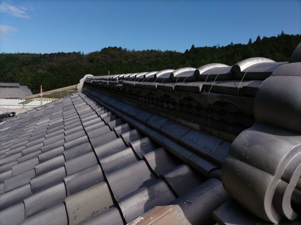 屋根全体の完成状況