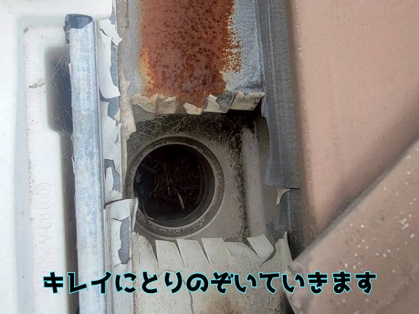 瑞浪市月吉町 たまった葉っぱを撤去します