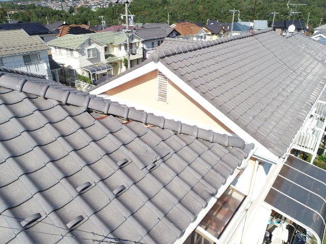 多治見市希望ヶ丘　瓦のずれ