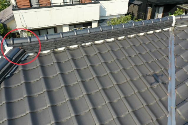 多治見市　棟のずれ