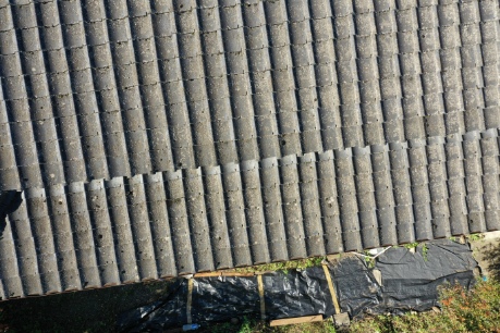 郡上市　屋根の劣化