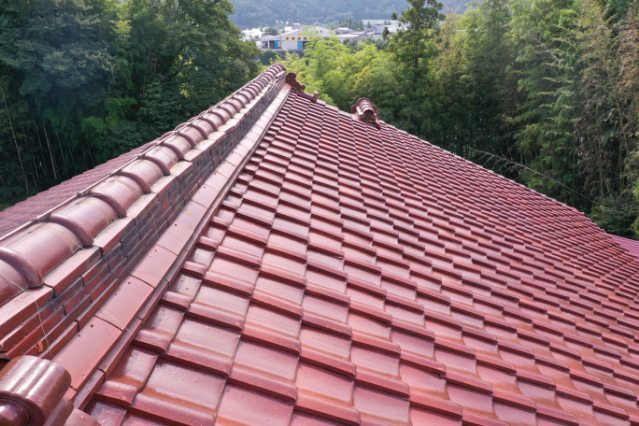 加茂郡　棟のずれ