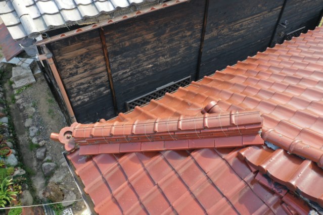 加茂郡　棟のずれ