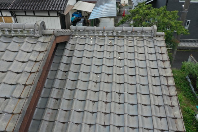 可児市　漆喰はがれ