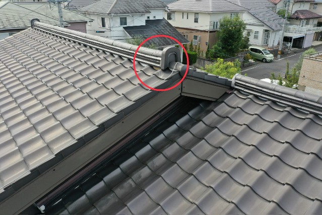 可児市　漆喰剥がれ