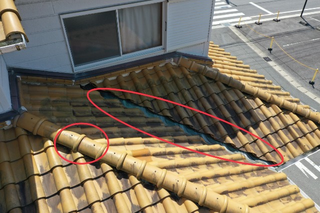 瀬戸市　谷板金劣化