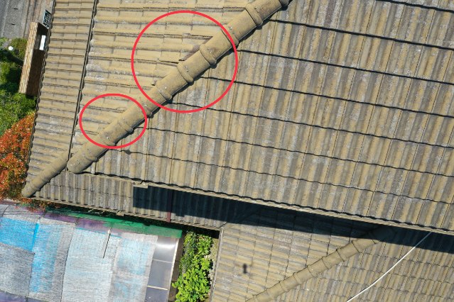 可児市皐ケ丘　棟のずれ