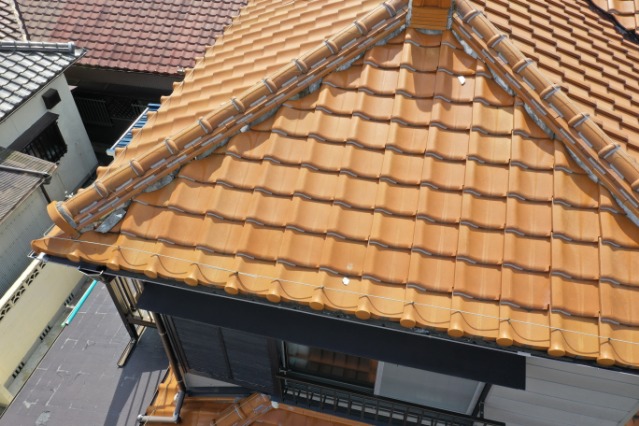 瀬戸市　品野町　漆喰はがれ