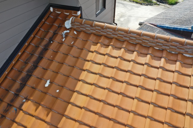 瀬戸市　品野町　漆喰はがれ