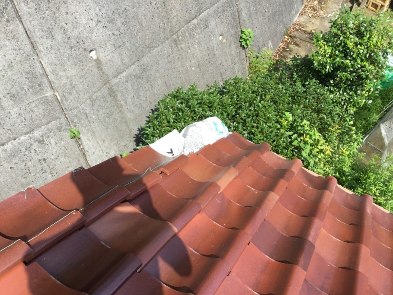 瓦の補修