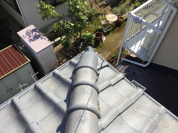 多治見市　隅棟くずれ