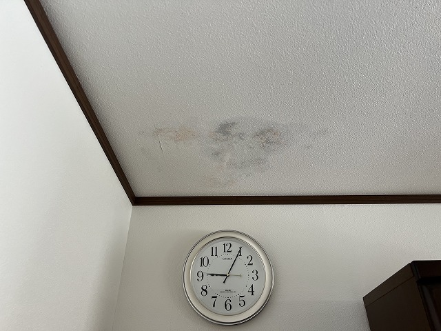 天井クロス　雨染み