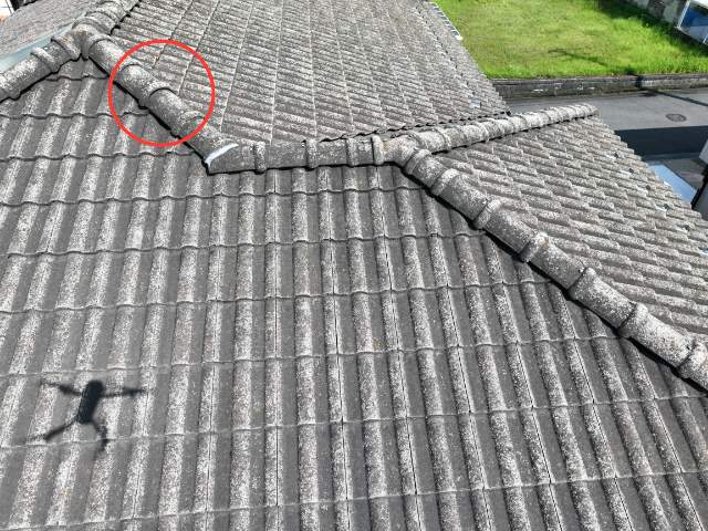 多治見市　棟のずれ