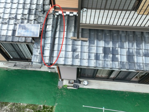 多治見市大原町　雨樋劣化