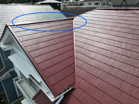 多治見市　棟の浮き