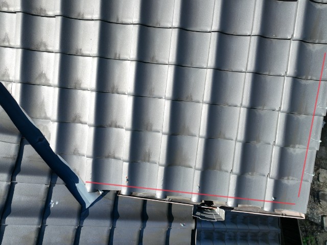 多治見市希望が丘　瓦ずれ