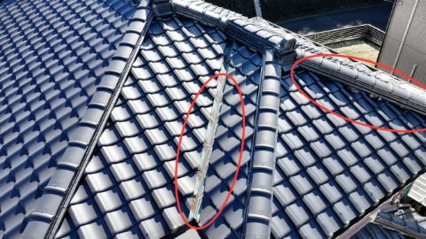 多治見市　板金劣化