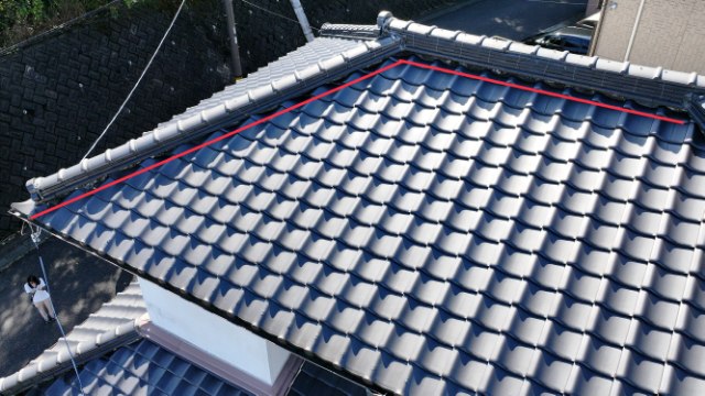 多治見市幸町　棟のずれ