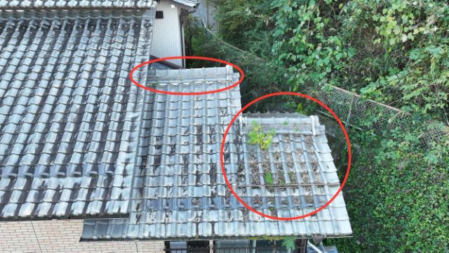 可児市　棟のずれ