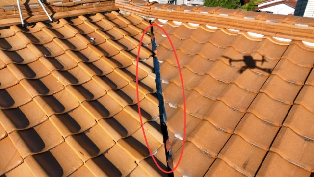 可児市　谷板金劣化