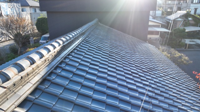 多治見市小泉町　棟のずれ