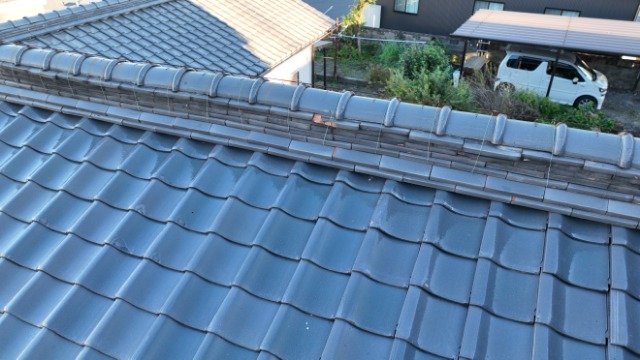 多治見市小泉町　棟のズレ