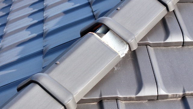 可児市久々利　棟のズレ