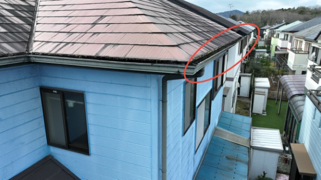 多治見市　樋の劣化