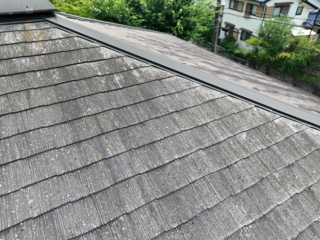 多治見市松坂町　上から見た屋根の写真