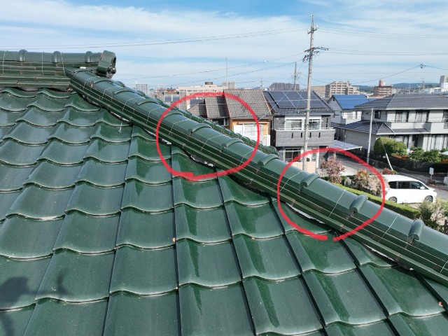 瀬戸市市場町　ワイヤー切れ