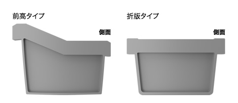 軒樋、側面からの写真