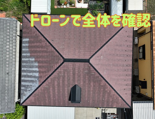 坂祝町にてドローンでの全体写真