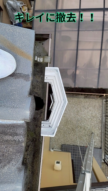 可児郡御嵩町 集水器にたまった葉っぱを手作業でキレイに除去します！