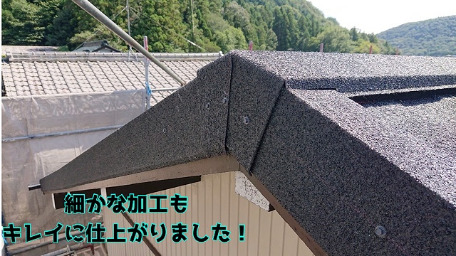 岐阜市芥見 細部の加工も美しく仕上げていきます