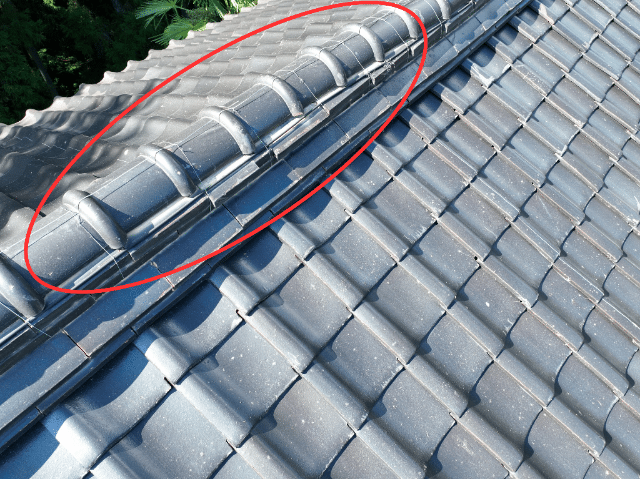 加茂郡　八百津町 　棟のずれ