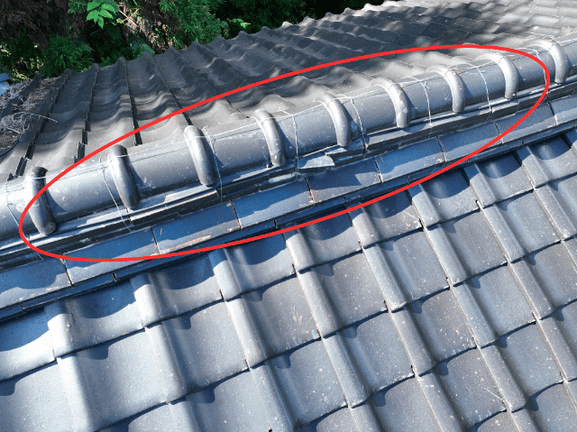 加茂郡　八百津町 　棟のずれ