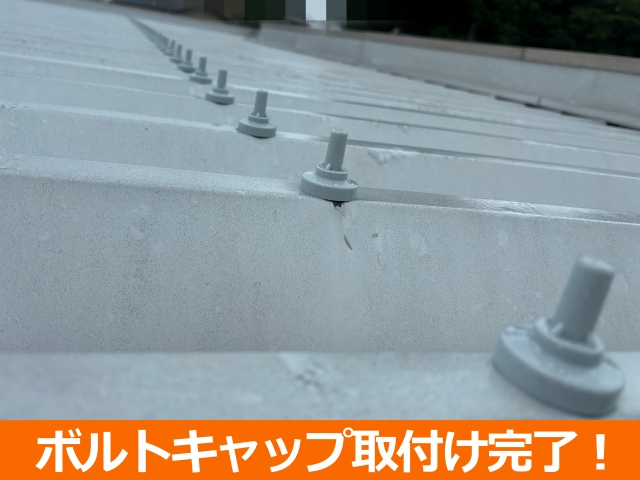 ボルトキャップ取付け完了!