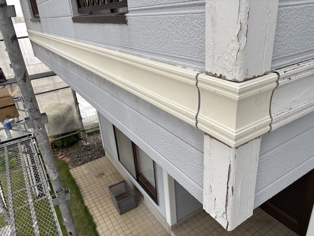 帯板の交換が完了