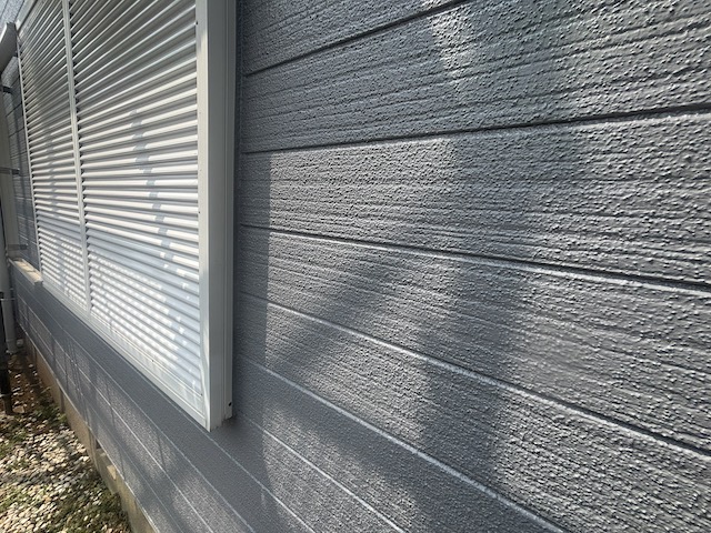 古河市　屋根工事をきっかけに足場を活用して外壁塗装　施工後の写真　