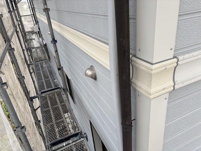 交換が完了した下野市の中間帯板