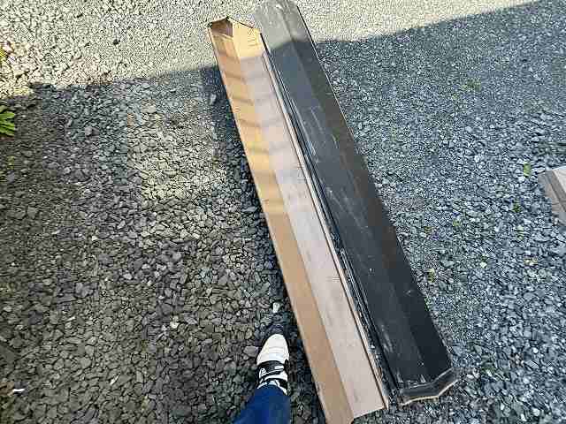 一先ず外した棟板金