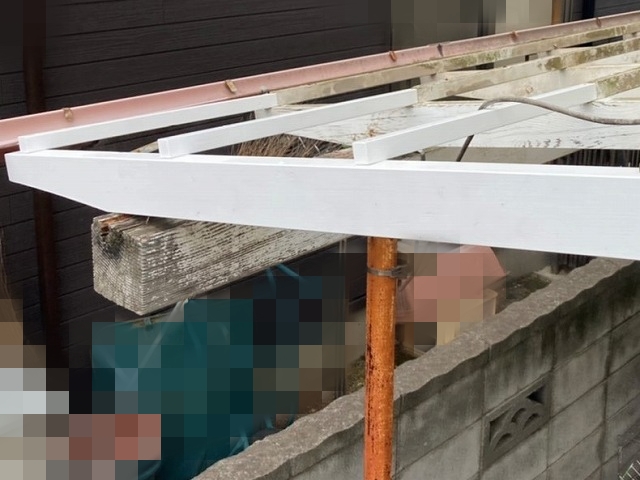 継ぎ木により強度がアップしたテラス