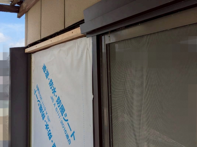 透湿防水シートを施工は外壁工事前の大切な下準備
