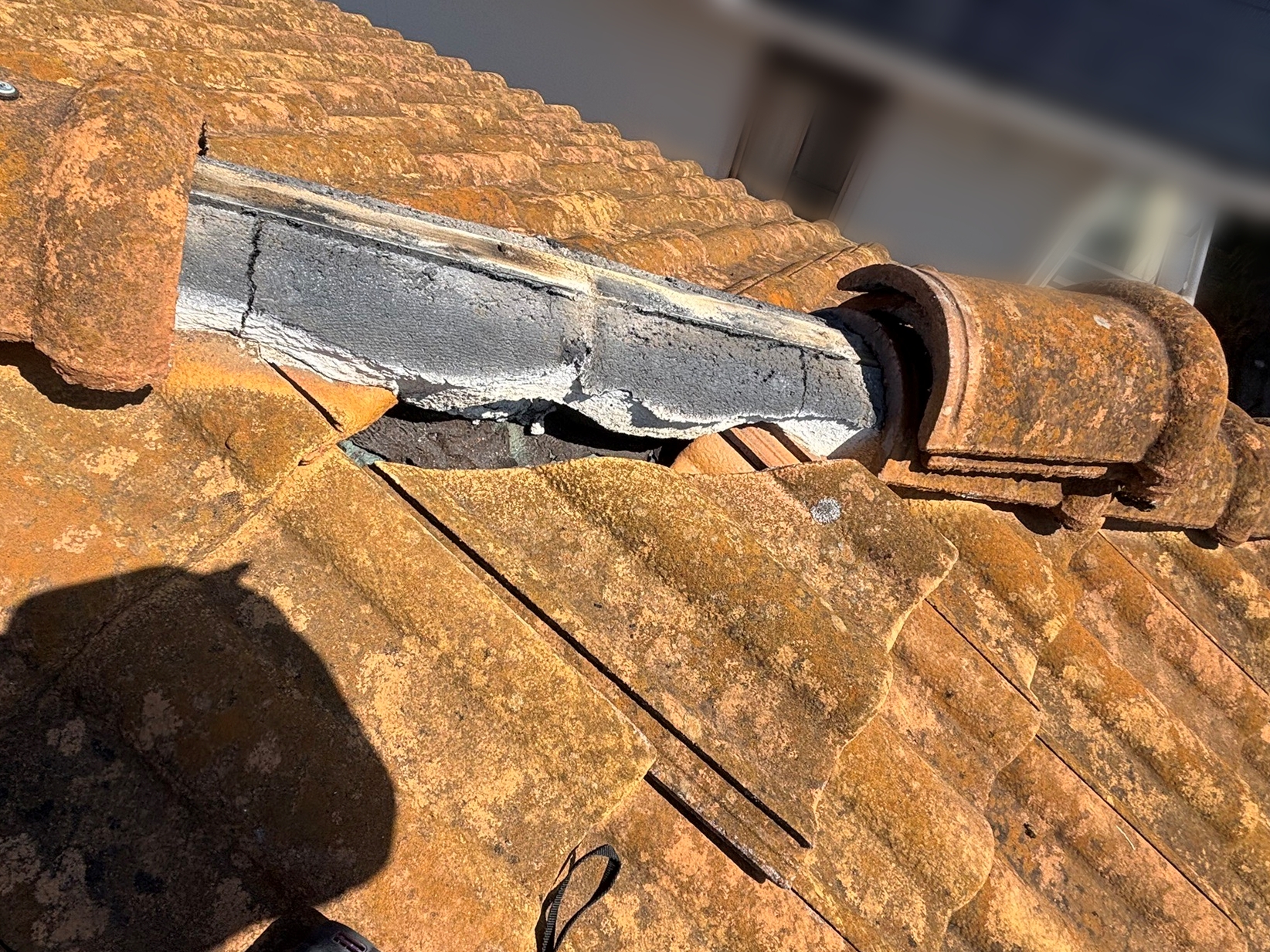 瓦を元の場所へ