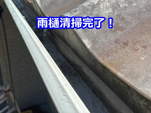 雨樋清掃完了！