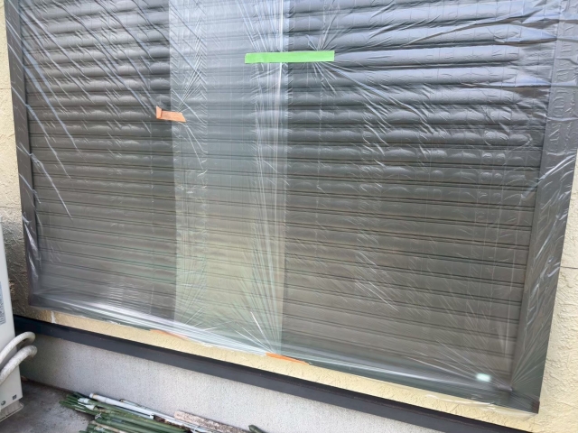 外壁塗装前の養生