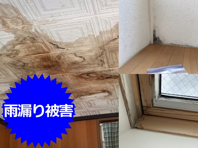 雨漏り被害の例①
