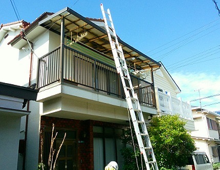加古川市　谷板金交換　調査の開始