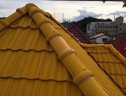 加古川市　屋根補修工事　意匠も自然な仕上がりに