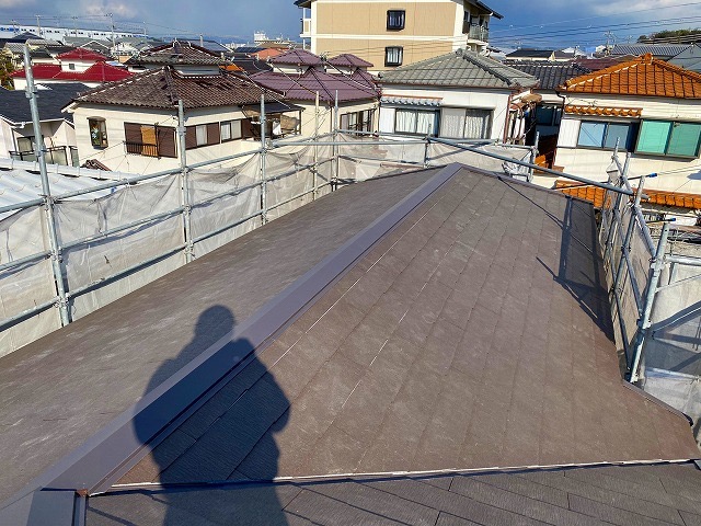 加古川市　屋根葺き替え　仕上がり全景